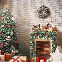Artificial Pre-lit Frozen Christmas Holiday Decoration Garland