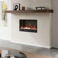 Smallbee 33/46/58inch WiFi Electric Fireplace with LED Display & Realistic Flame Effect