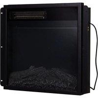 Wood Grain Fireplace Cabinet with 18inch Electric Fire | Touchscreen-enabled & remote-controlled