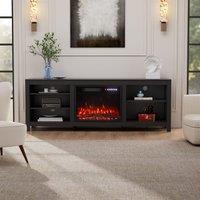 23Inch Electric Fireplace with TV Stand | 12 Flame Colours, Remote Control