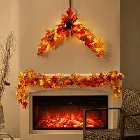 60cm Christmas Rattan Horn Decoration