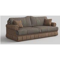 Cottonfy Heritage Plaid Skirted Sofa with Concealed Storage Drawers
