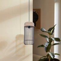 Lightsin Woven Rattan Cylinder Pendant Light for Warm and Inviting Spaces
