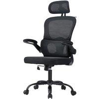 Executive Office Chair with Foldable Clothes Hanger
