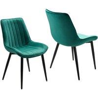 Modern Upholstered Dining Chair Set Standard Size