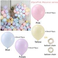 Wedding & Birthday Balloon Garland Kit Multi-Colour Macaron, Metallic & Polka Dot Series