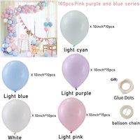 Wedding & Birthday Balloon Garland Kit Multi-Colour Macaron, Metallic & Polka Dot Series