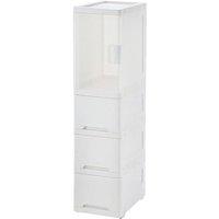 4-Tier Drawer-Style Plastic Storage Cabinet (243699cm)