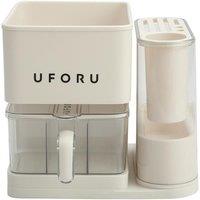 Cream White Kitchen Organizer Set Utensil Condiment Knife Storage