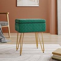 Multi-Purpose Ottoman Stool with Full Cover Lid