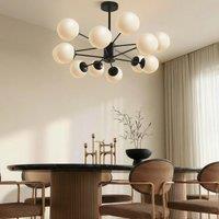 Lightsin Cumulus - Modern Metal Chandelier Tubular Design Chandelier with LED White Shade