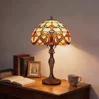 Lightsion Tiffany Table Lamp | Handcrafted Stained Glass Butterfly Series