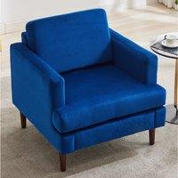 Upholstered Accent Chair (Model 04) With Detachable Pillows & Reinforced Frame