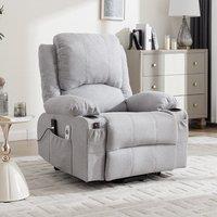 Electric Recliner Chair (Model 01) with Massage Heating Function and Cup Holders