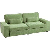 Two-Seater Sofa with Chenille Upholstery and Plush Cushioning