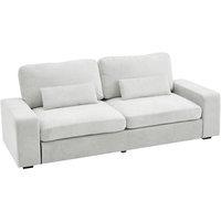 Two-Seater Sofa with Chenille Upholstery and Plush Cushioning