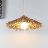 Lightsin Creative Handcrafted Bamboo Straw Hat Retro Decor Pendant Light Series