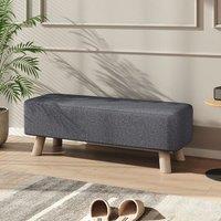 Large Rectangular Entryway Bench Linen Fabric Collection