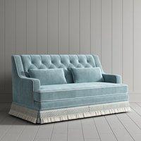 Cottonfy Country Fringe Skirt Sofa for Relaxed Home Living