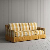 Cottonfy Country Check Sofa with Removable Skirted Covers