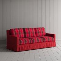 Cottonfy Country Check Sofa with Removable Skirted Covers