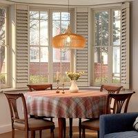 Lightsin Shadome-Handcrafted Wood Pendant Light for Kitchen Island and Modern Interiors