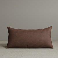 Exclusive Waist Cushion in Dark Brown Cotton Linen, 56*27*12 CM