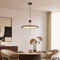Lightsin Beige Iron Pendant Light | Colour-Changing E27 Ceiling Lamp