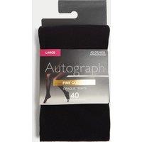 40 Denier Fine Cotton Opaque Tights