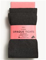 2pk of 60 Denier Tights (3-16 Yrs)