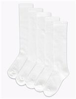 5pk of Knee High Pelerine Socks