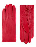 M&S Leather Stitch Detail Gloves Fuchsia