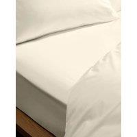 M&S Egyptian Cotton 230 Thread Count Crisp Fitted Sheet Cream