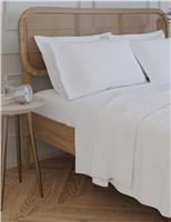 M&S Egyptian Cotton 230 Thread Count Crisp Flat Sheet Mink