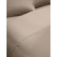 M&S Egyptian Cotton 230 Thread Count Crisp Duvet Cover Mink