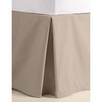 M&S Egyptian Cotton 230 Thread Count Crisp Valance Mink