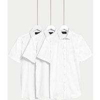 3pk Slim Fit Easy Iron Short Sleeve Shirts