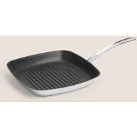 Stainless Steel 27cm Large Non-Stick Griddle Pan