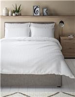 Pure Cotton Striped Seersucker Bedding Set