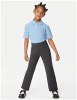 Girls Regular Leg Jersey School Trousers (2-16 Yrs)