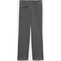 M&S Girls' Regular Leg Jersey School Trousers (2-16 Yrs) Grey