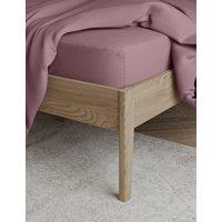 M&S Egyptian Cotton 230 Thread Count Crisp Deeper Fitted Sheet Sugar Plum