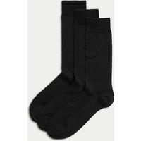 3pk Luxury Egyptian Cotton Rich Socks