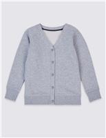Cotton Sweat School Cardigan with StayNEW (2-16 Yrs)