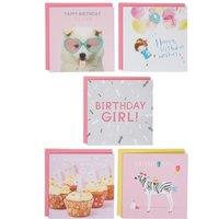 Pack of 5 Birthday Cards