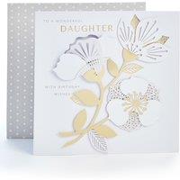 Daughter Fold-Out Flower Birthday Card