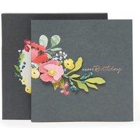 Boxed 3D Floral Design Birthday Card