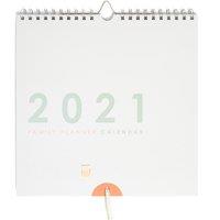 Ultimate 2021 Family Organiser with Pen, Shopping Lists, Pockets and Weekly Planner