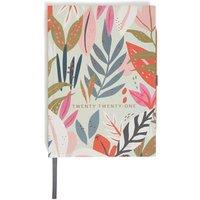 Leaf Print 2021 Daily A5 Diary & Pen Set - Large