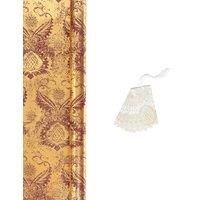 Patterned Wrap & Tag Pack - 3m Wrap, 6 Tags